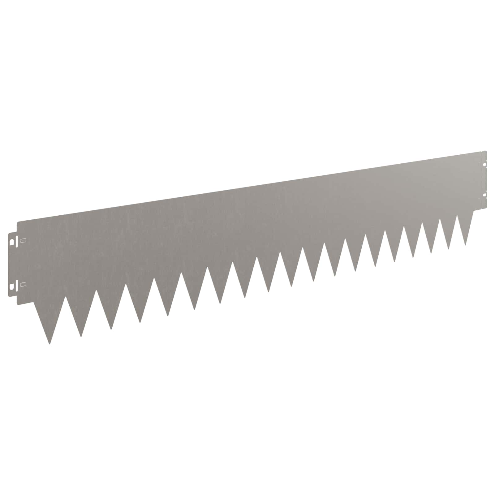 Lawn Edging 10 pcs 103 x 20 cm Steel Rusty