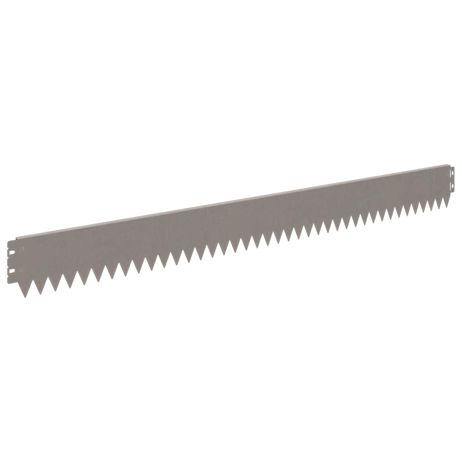 Lawn Edge with Bent Top 10 pcs 103x10cm Steel Rusty