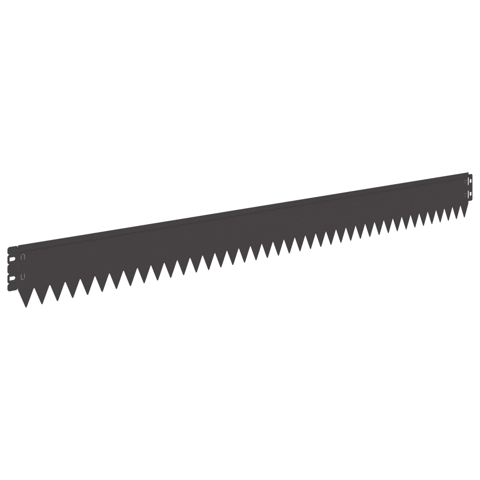 Lawn Edging 20 pcs 103 x 10 cm Steel Black