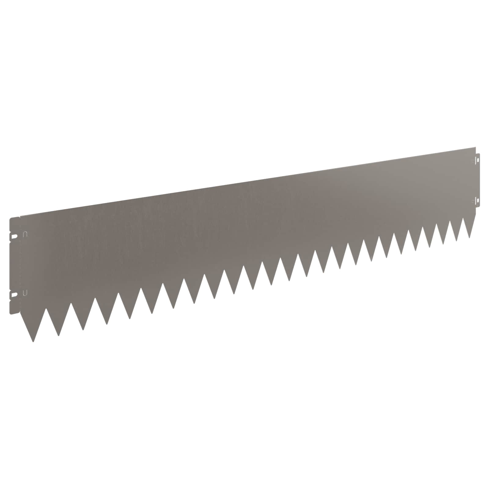 Lawn Edging 10 pcs 103 x 20 cm Steel Rusty