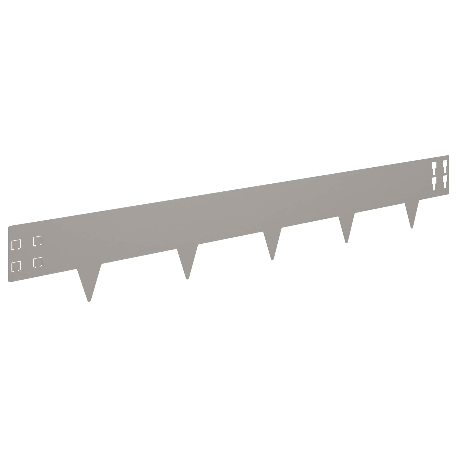 Lawn Edging 10 pcs 100 x 15 cm Steel Rusty