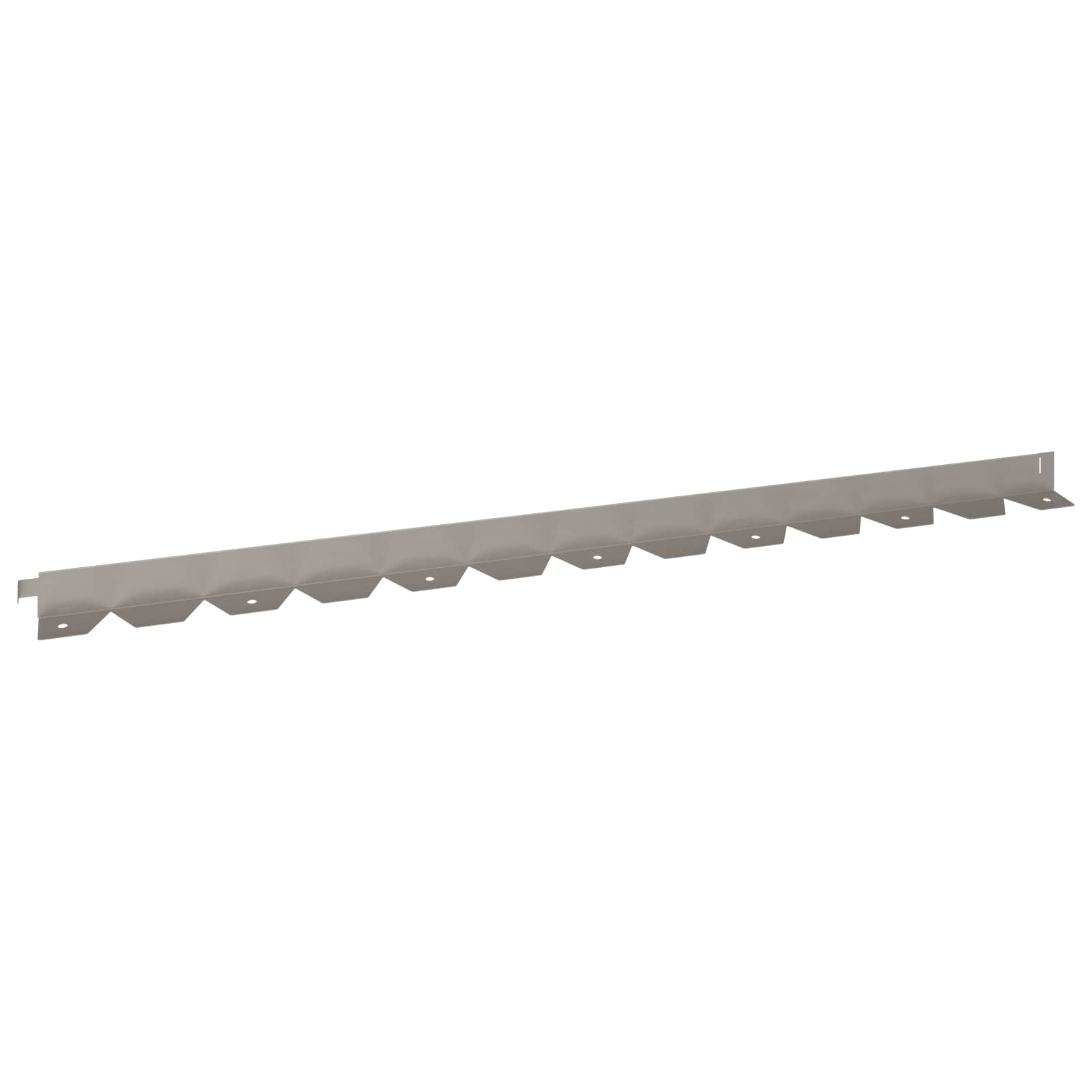 Lawn Edging 10 pcs 102 x 4 x 4 cm Steel Rusty