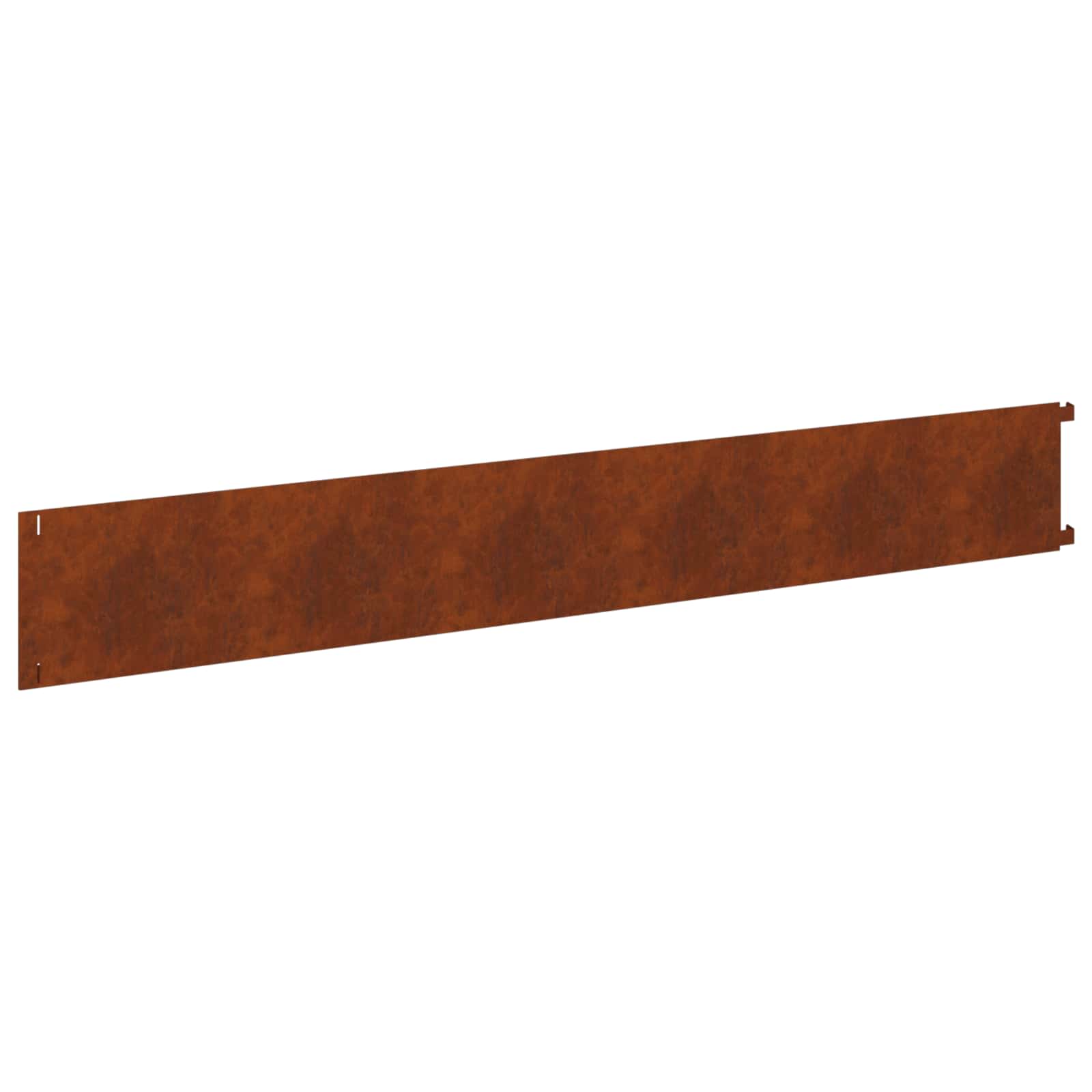 Lawn Edging 10 pcs 102 x 15 x 4 cm Steel Rusty