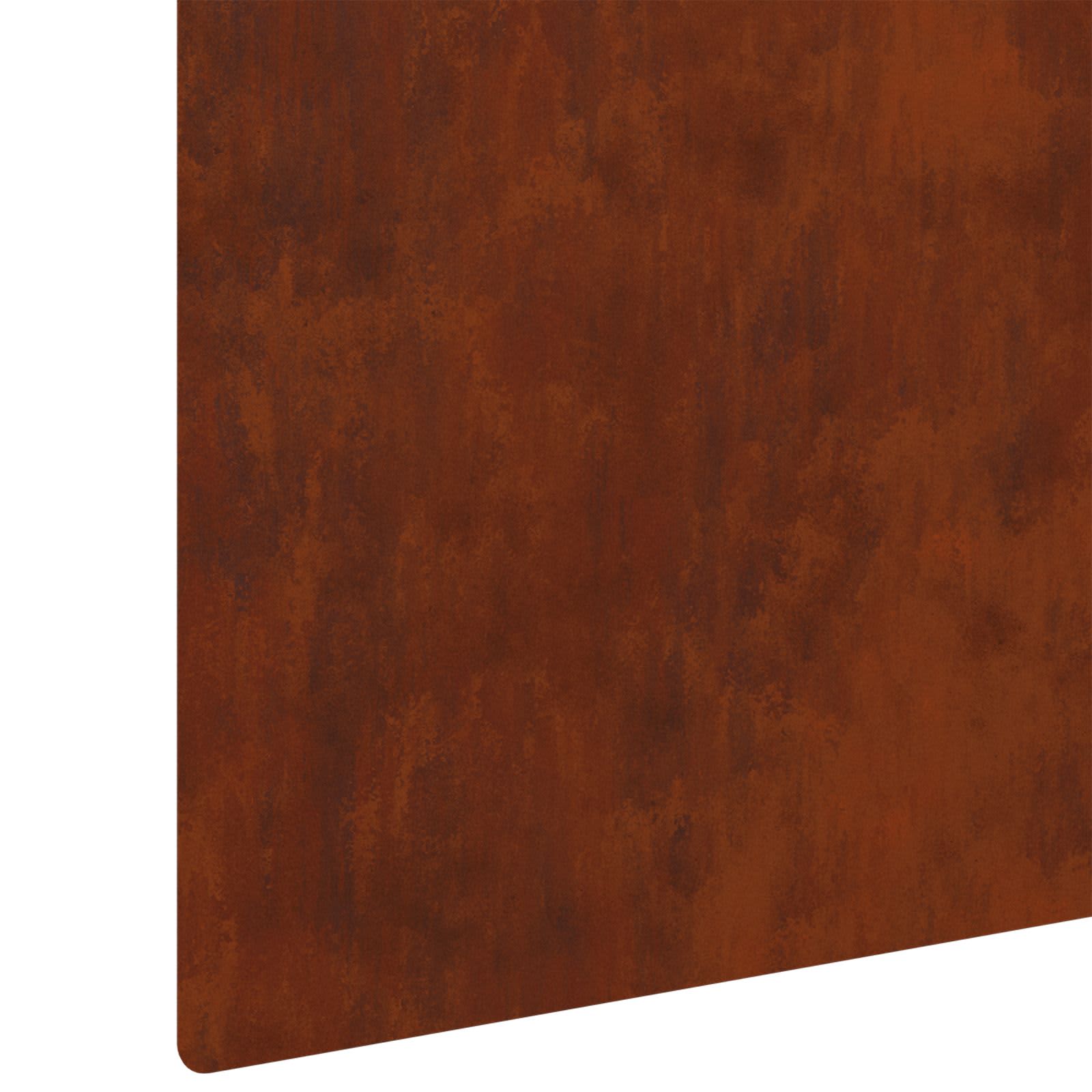Lawn Edging 10 pcs 100 x 22 cm Steel Rusty