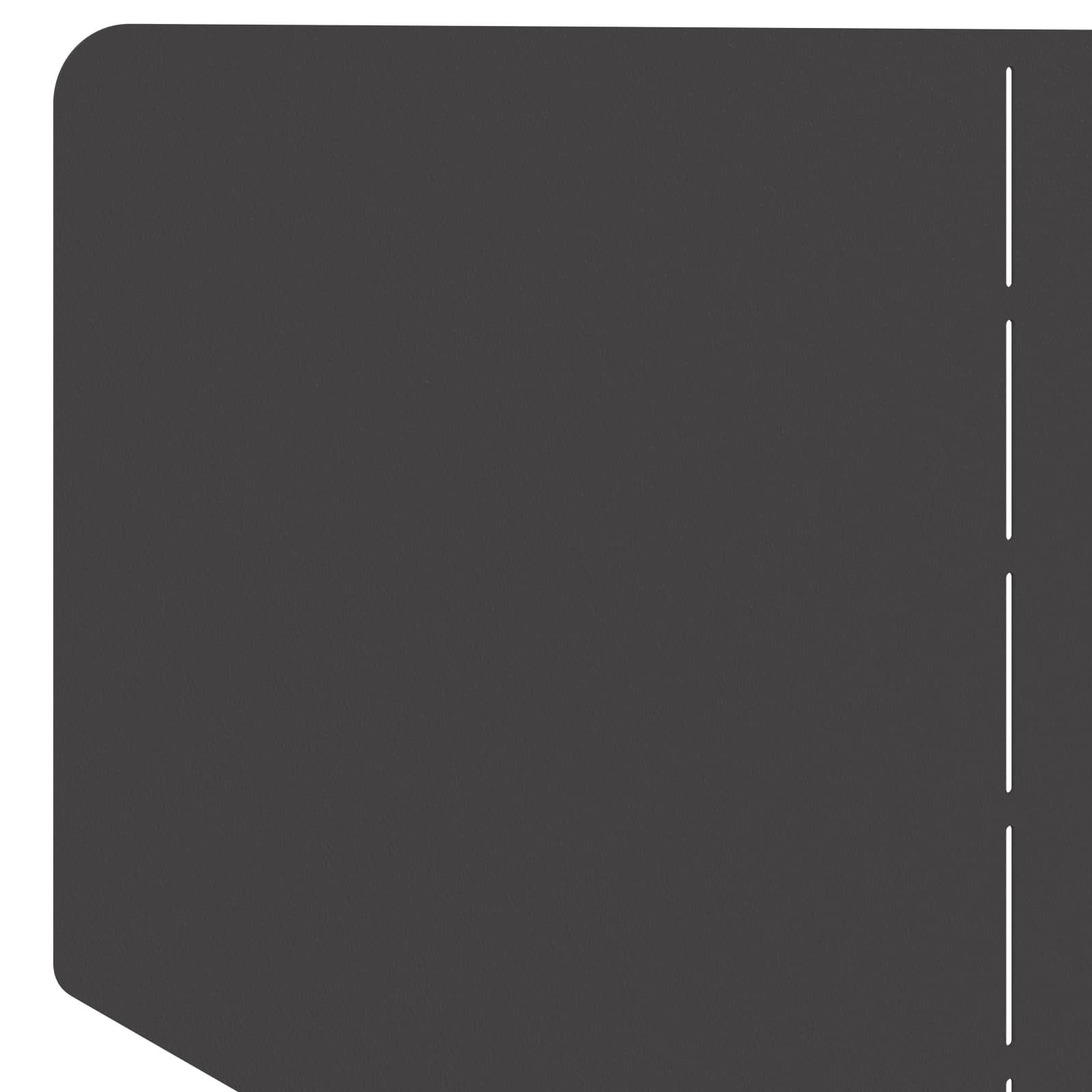 Lawn Edging 4 pcs 100 x 45 cm Steel Black
