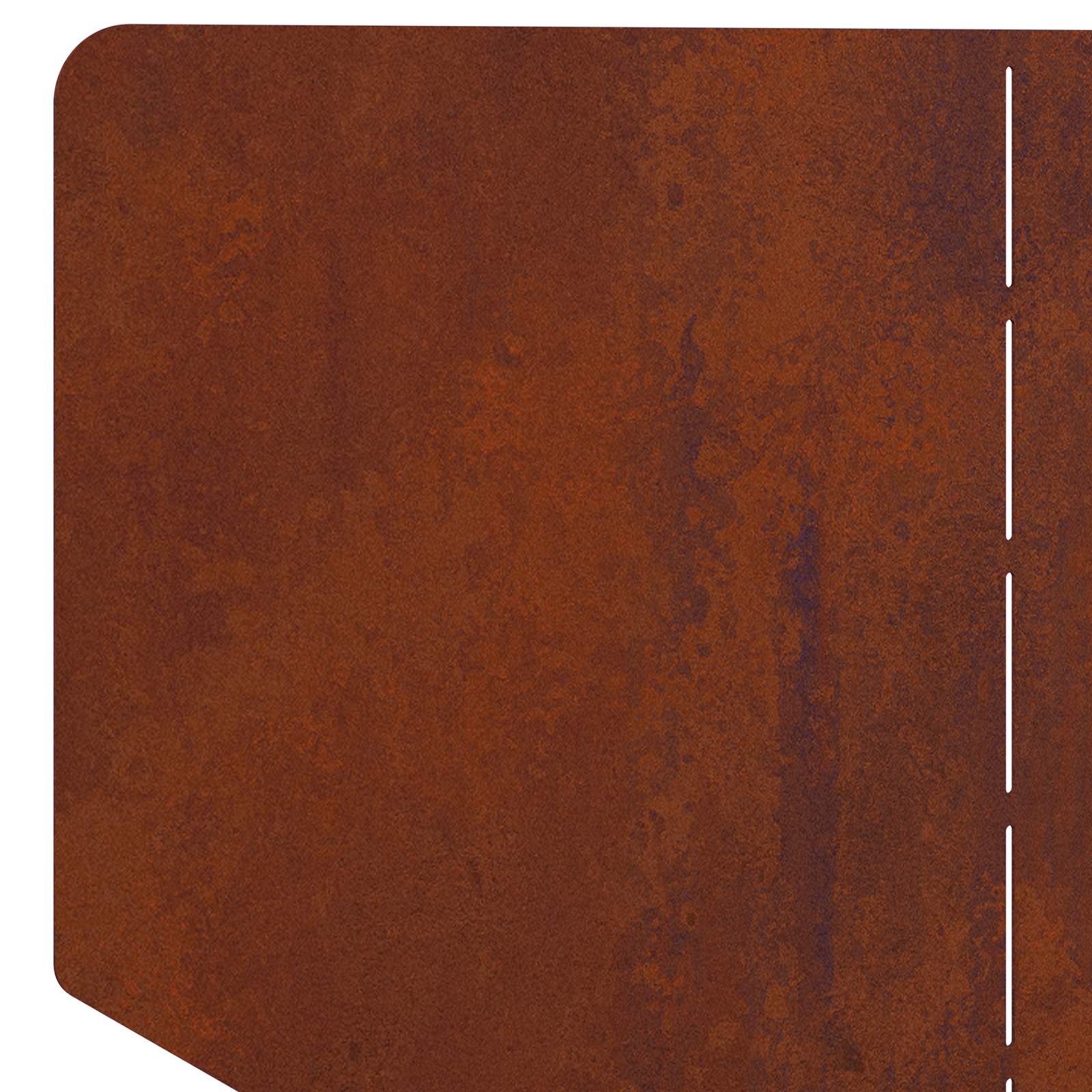 Lawn Edging 100 x 45 cm Steel Rusty