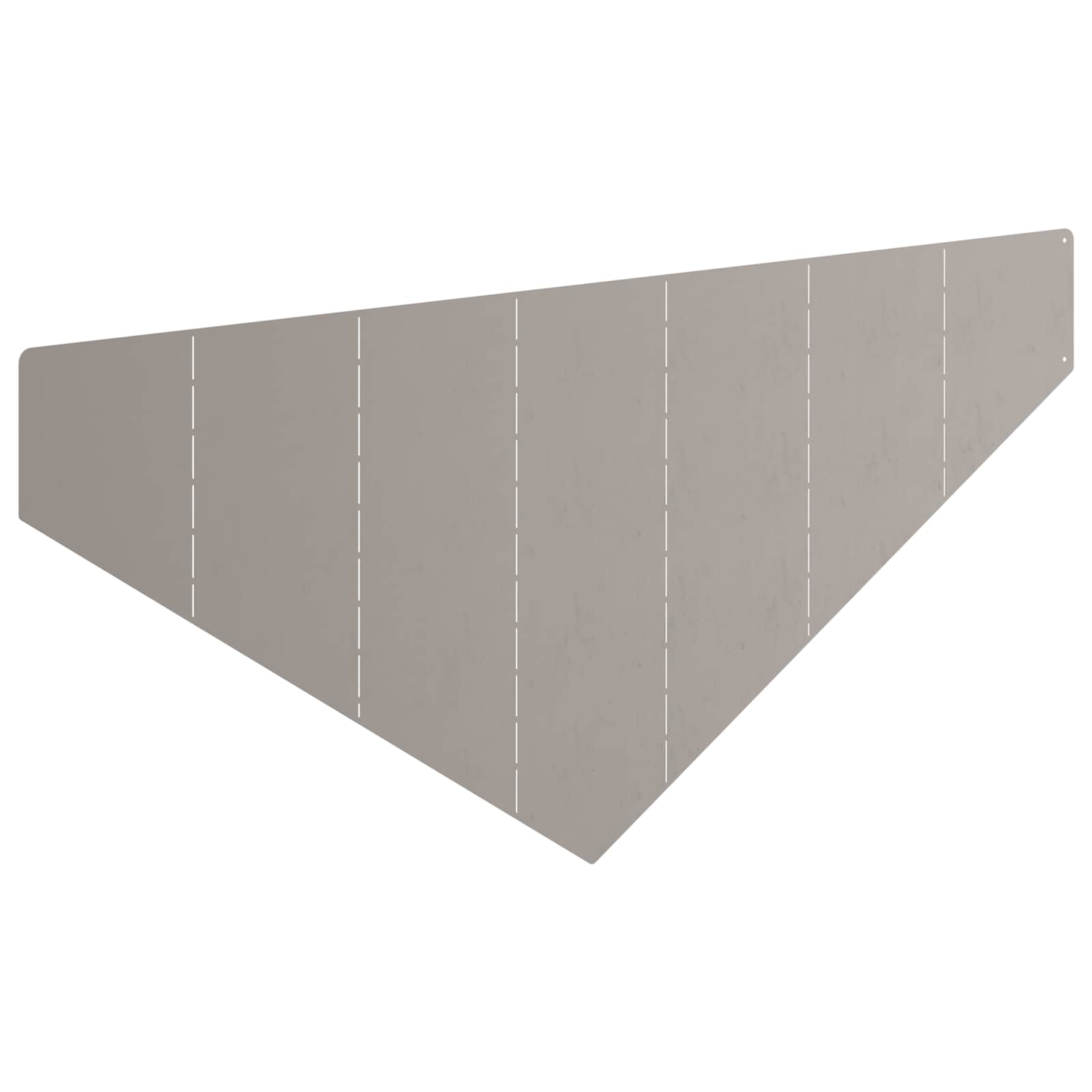 Lawn Edging 100 x 45 cm Steel Rusty