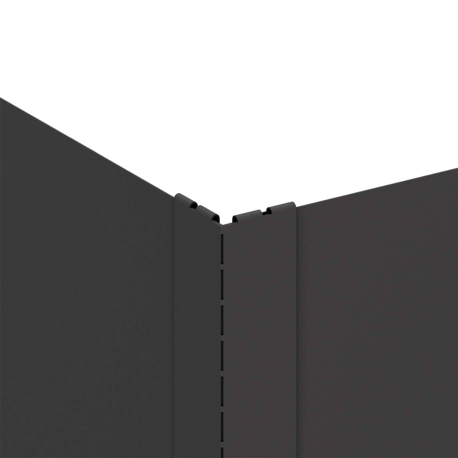 Lawn Edging 60 x 60 x 20 cm Steel Black