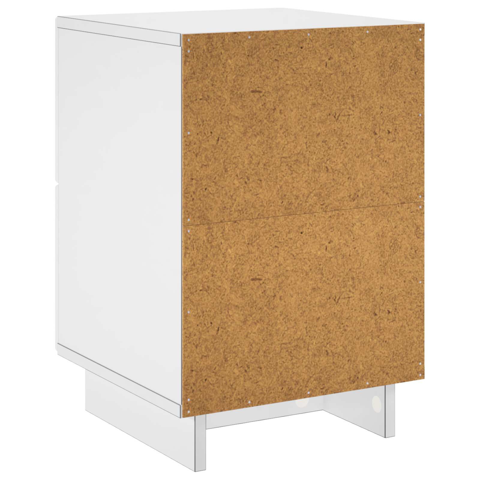 Bedside Cabinet White 33.5 x 34.5 x 50 cm Engineered Wood