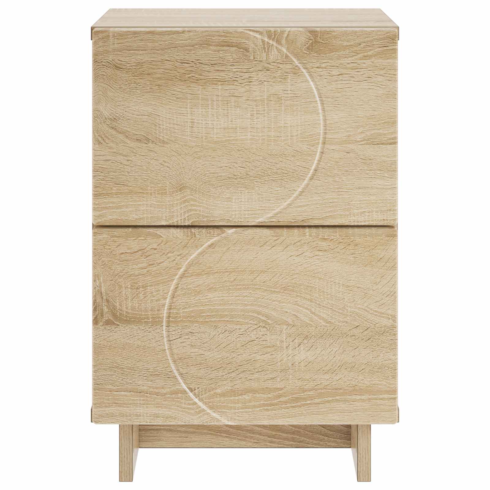 Bedside Cabinet Sonoma Oak 33.5 x 34.5 x 50 cm Engineered Wood
