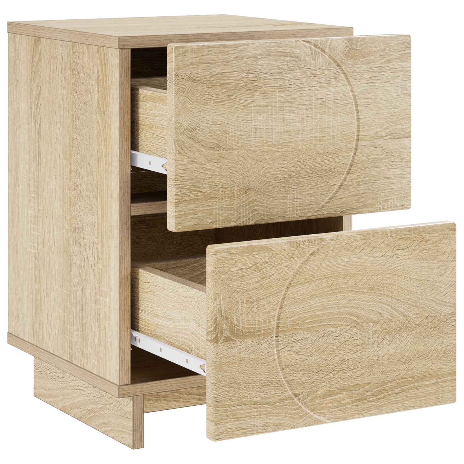 Bedside Cabinet 2 pcs Sonoma Oak 33.5 x 34.5 x 50 cm