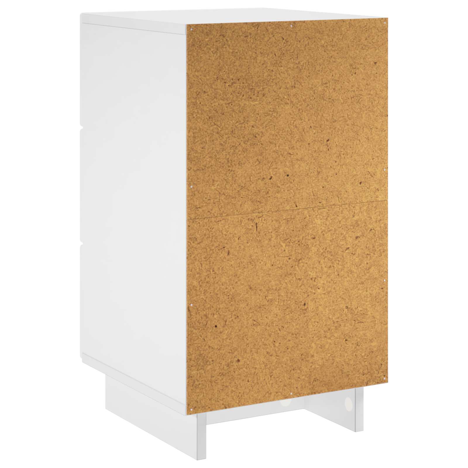 Bedside Cabinet White 33.5 x 34.5 x 60 cm Engineered Wood