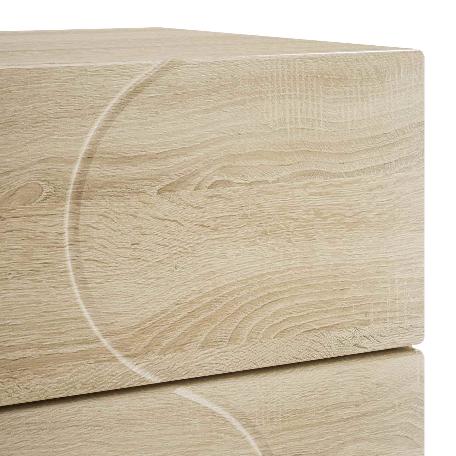 Bedside Cabinet Sonoma Oak 33.5 x 34.5 x 60 cm Engineered Wood