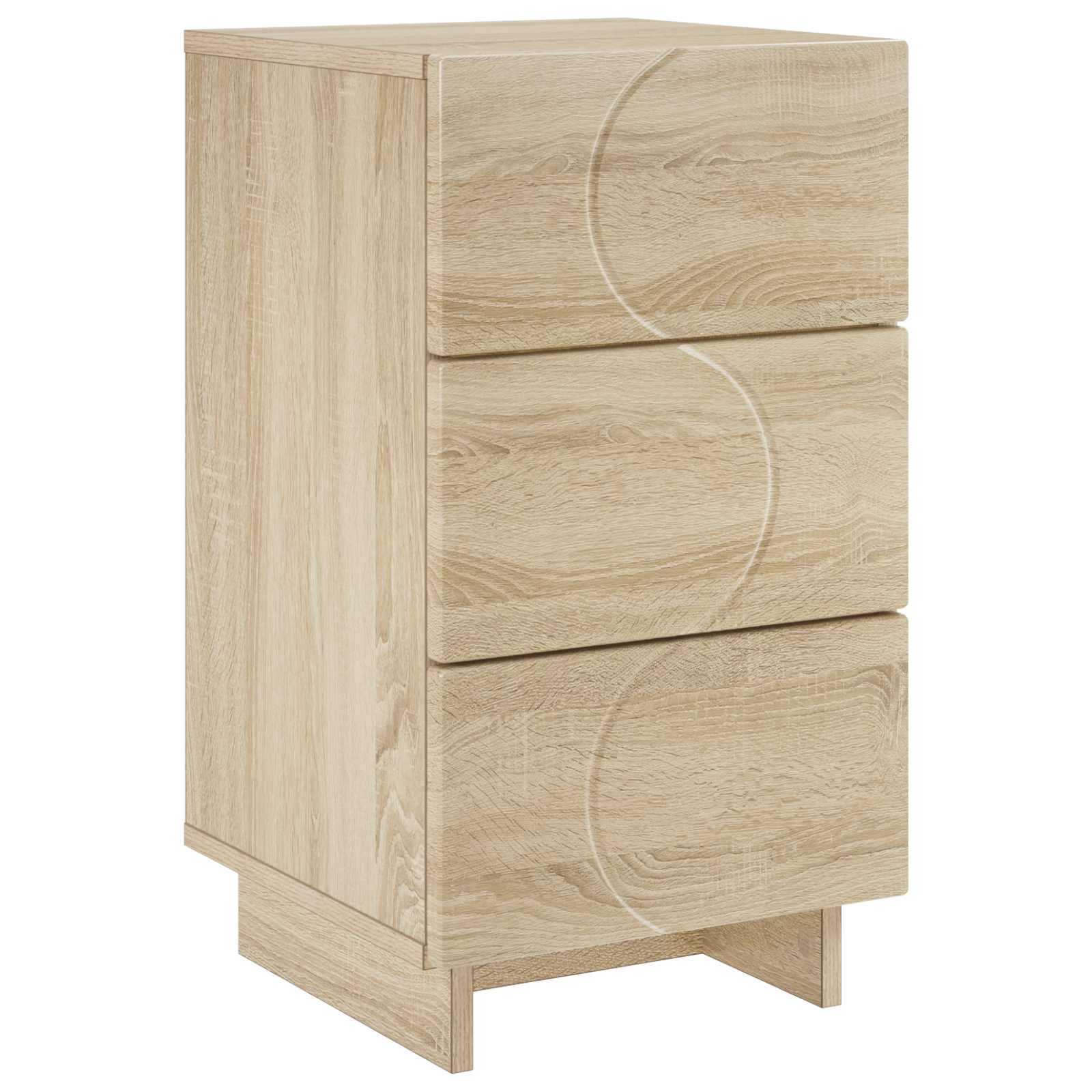Bedside Cabinet Sonoma Oak 33.5 x 34.5 x 60 cm Engineered Wood
