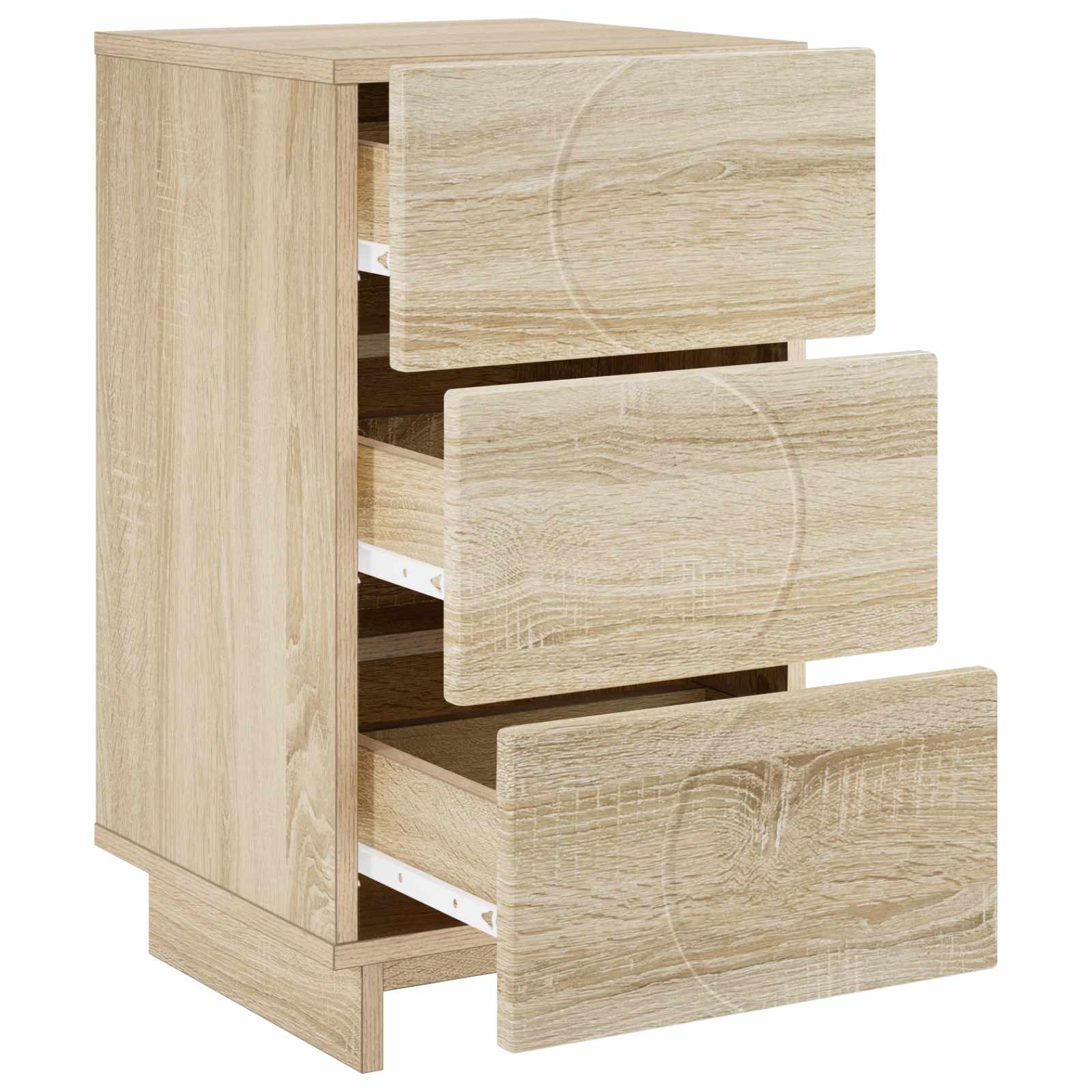 Bedside Cabinet Sonoma Oak 33.5 x 34.5 x 60 cm Engineered Wood