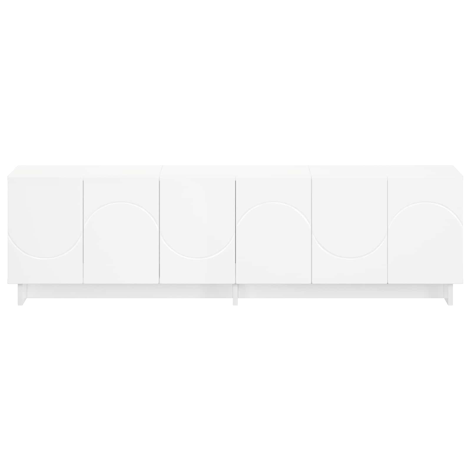 TV Stand 140 x 34.5 x 40 cm White Engineered Wood