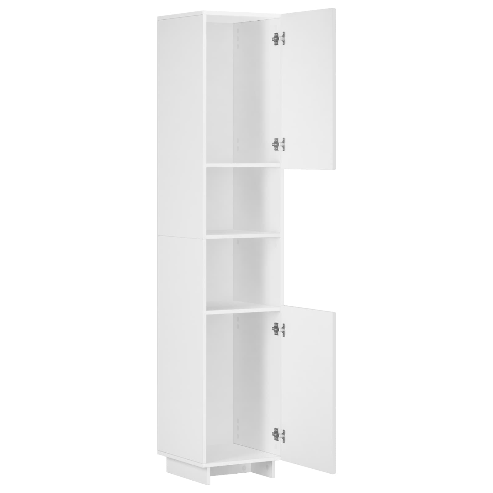 Bathroom cabinet White 36.5 x 38 x 180 cm Engineered Wood