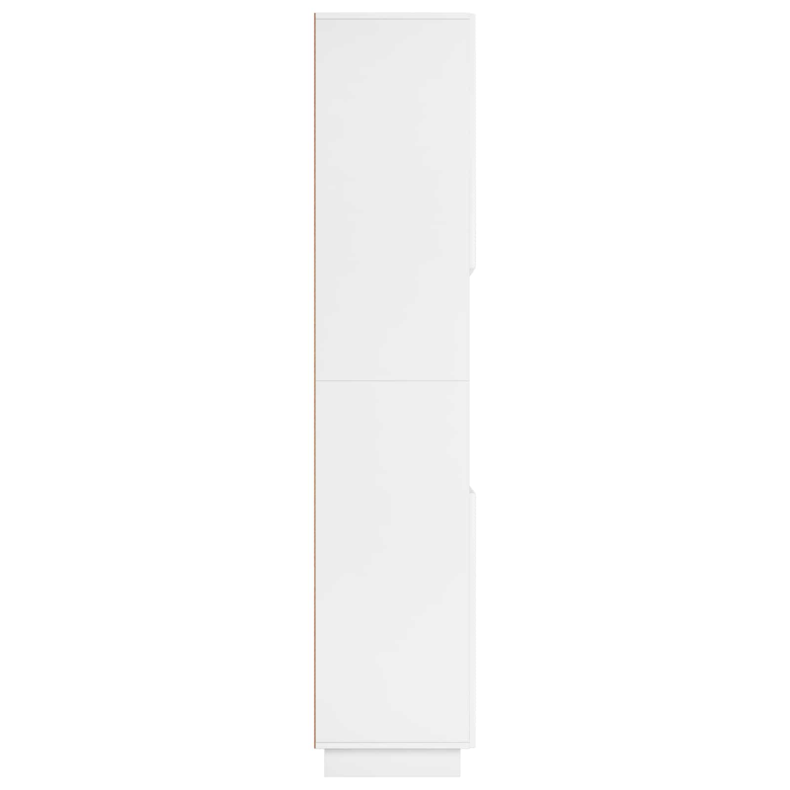 Bathroom cabinet White 36.5 x 38 x 180 cm Engineered Wood
