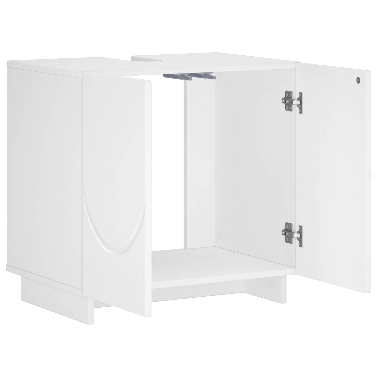 Bathroom cabinet White 60 x 41 x 58 cm Engineered Wood