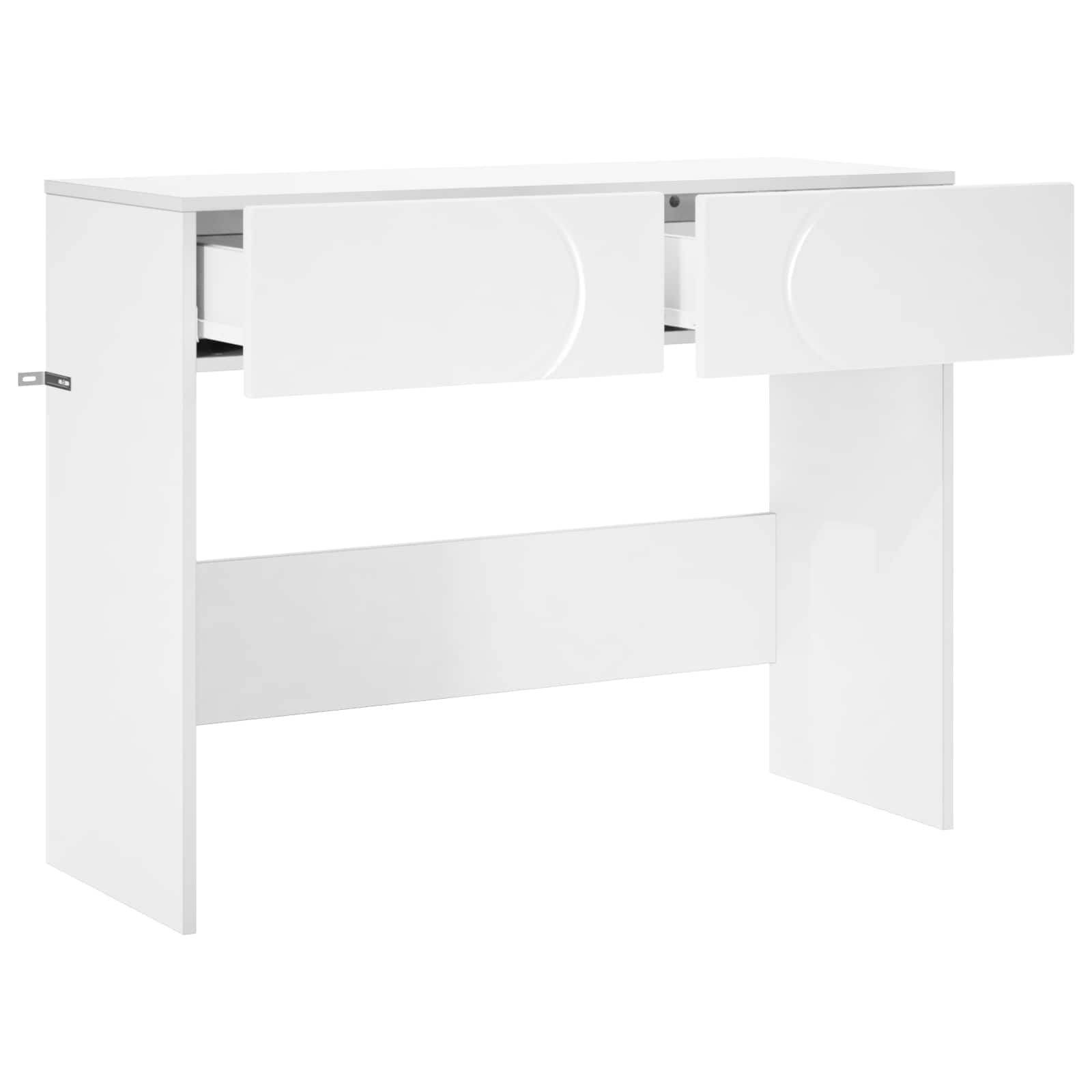 Console Table White 96.5 x 38 x 75 cm Engineered Wood