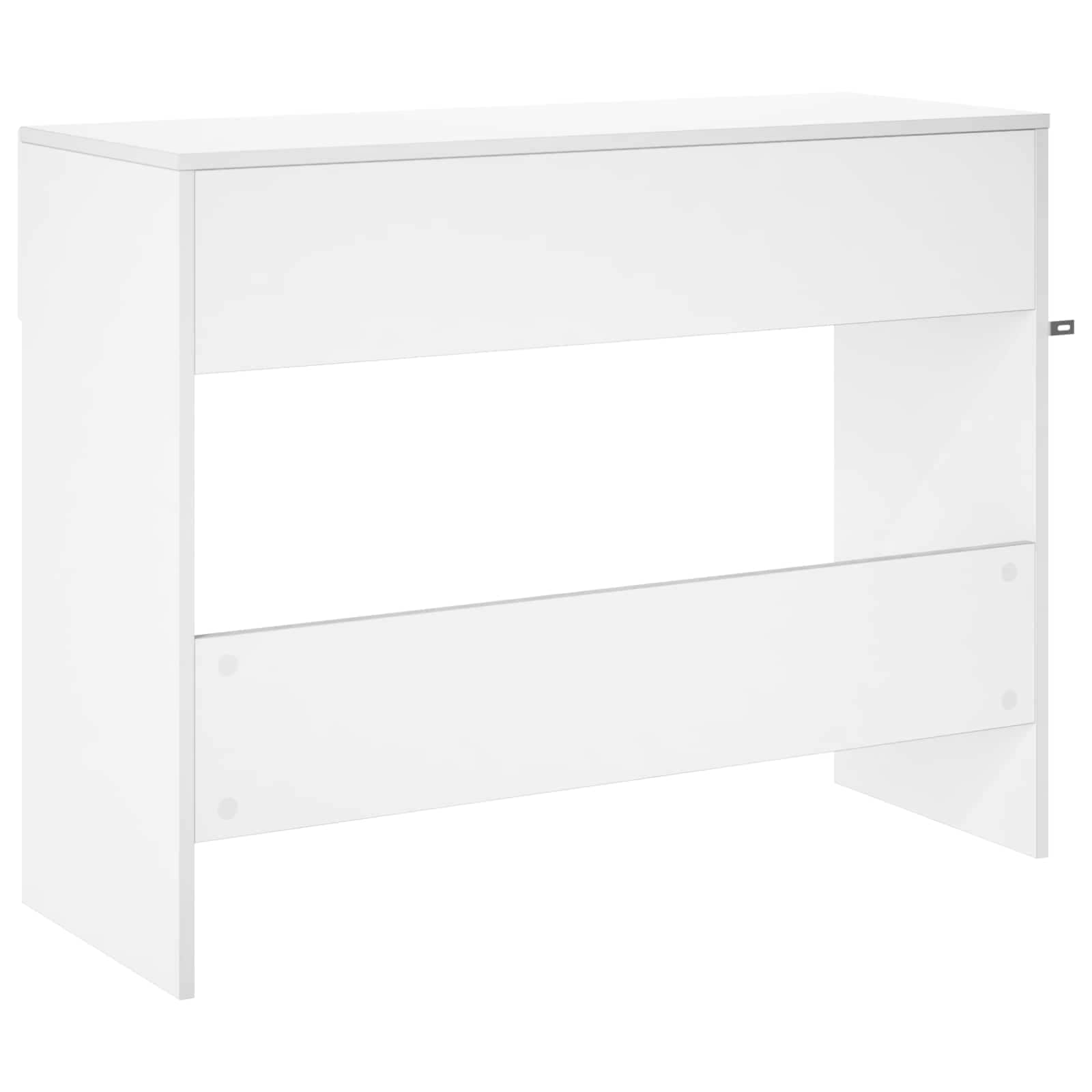 Console Table White 96.5 x 38 x 75 cm Engineered Wood