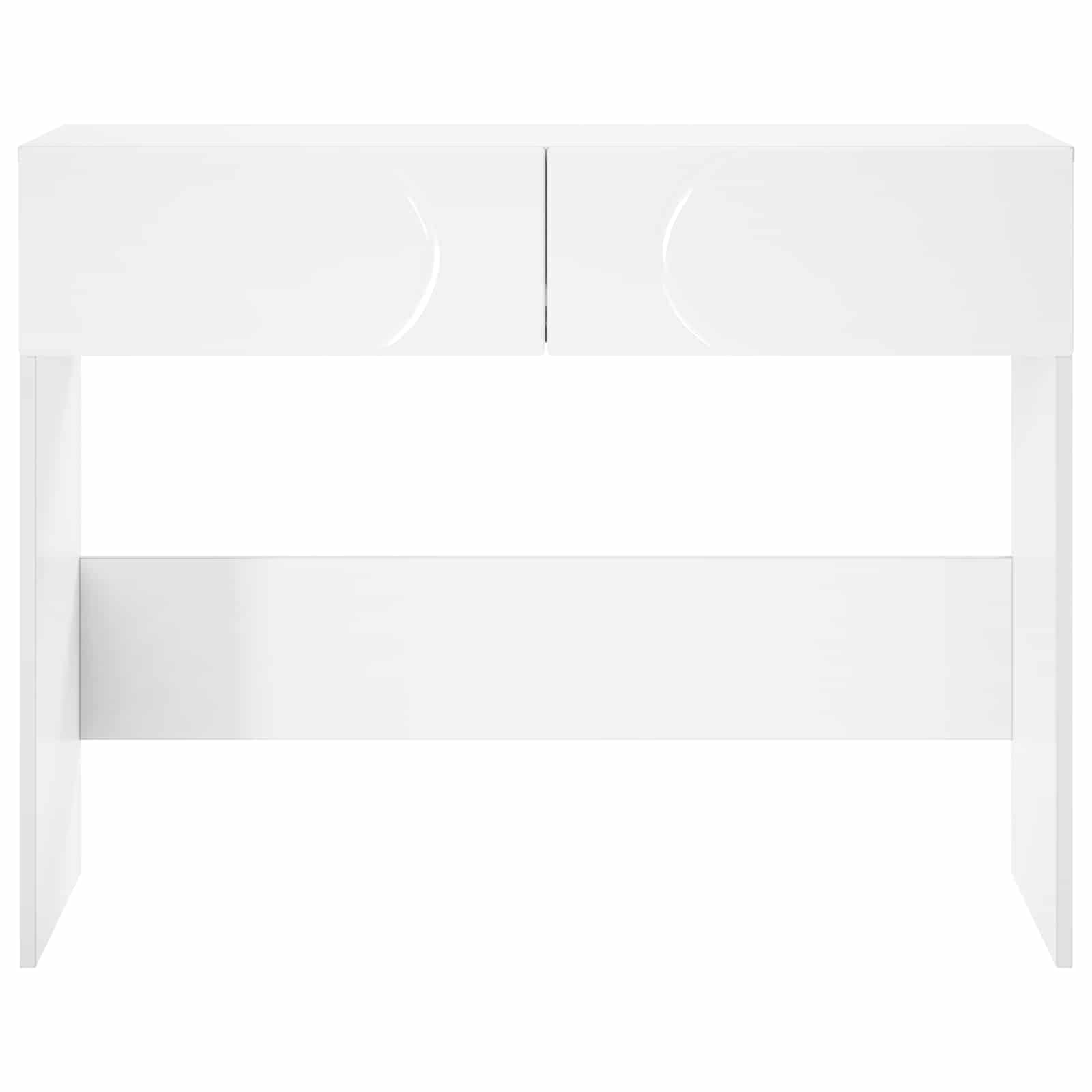 Console Table White 96.5 x 38 x 75 cm Engineered Wood