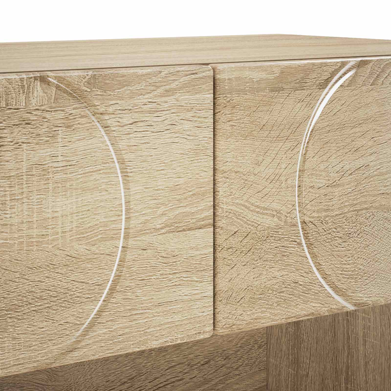 Shoe Cabinet 73 x 38 x 87.5 cm Engineered Wood Sonoma Oak