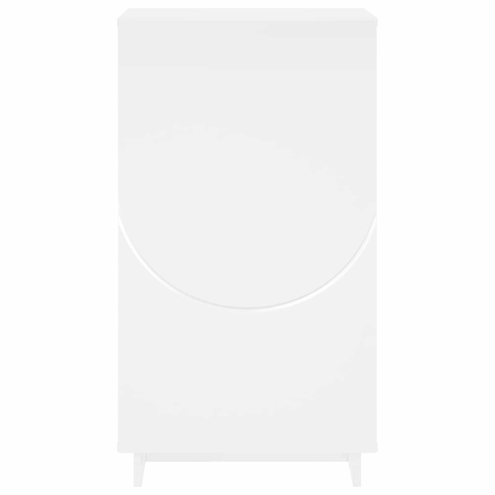 Shoe cabinet 48 x 38 x 87.5 cm Engineered wood White