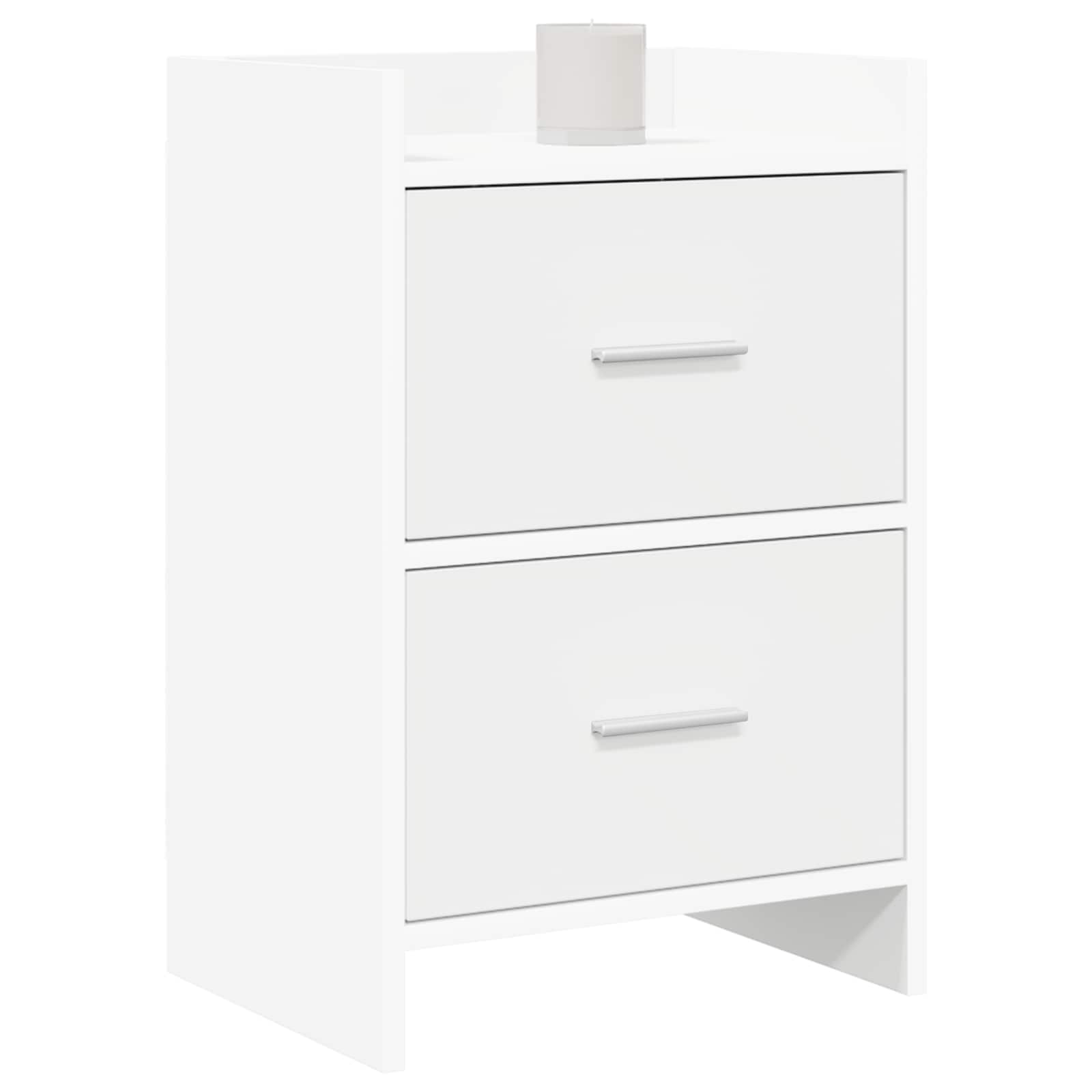 Bedside Tables White 40 x 30 x 60 cm Engineered Wood