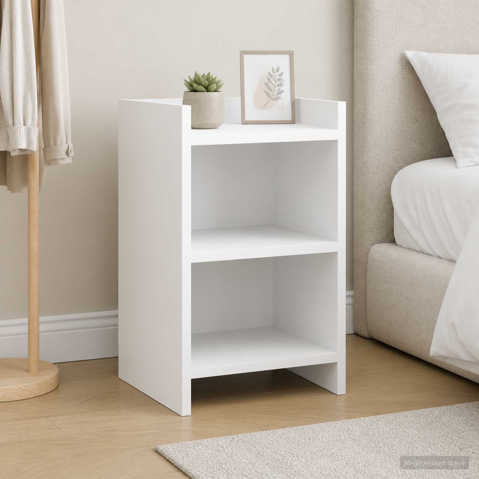 Bedside Tables White 40 x 30 x 60 cm Engineered Wood