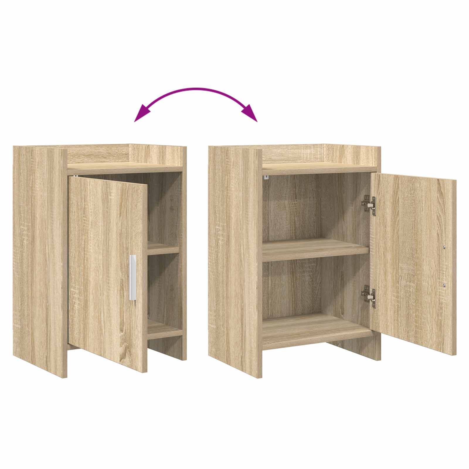 Bedside Tables 2 pcs Sonoma Oak 40 x 30 x 60 cm Engineered Wood