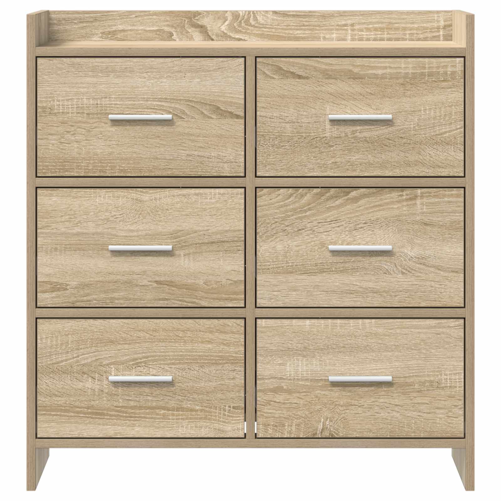 Sideboard Sonoma Oak 75 x 33 x 80 cm Engineered Wood