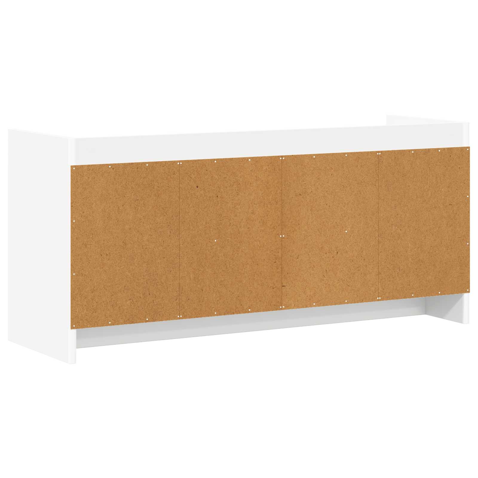 TV Cabinet 102 x 33 x 47 cm White Engineered Wood