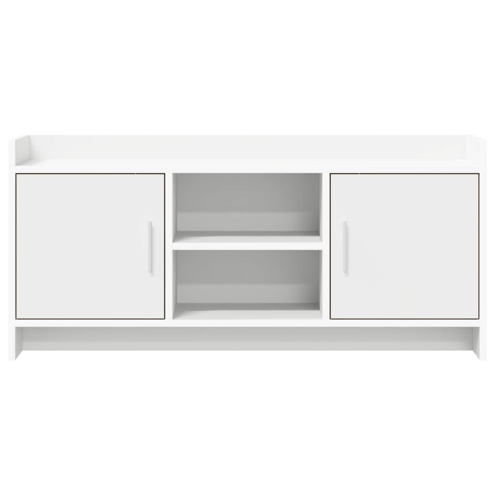TV Cabinet 102 x 33 x 47 cm White Engineered Wood