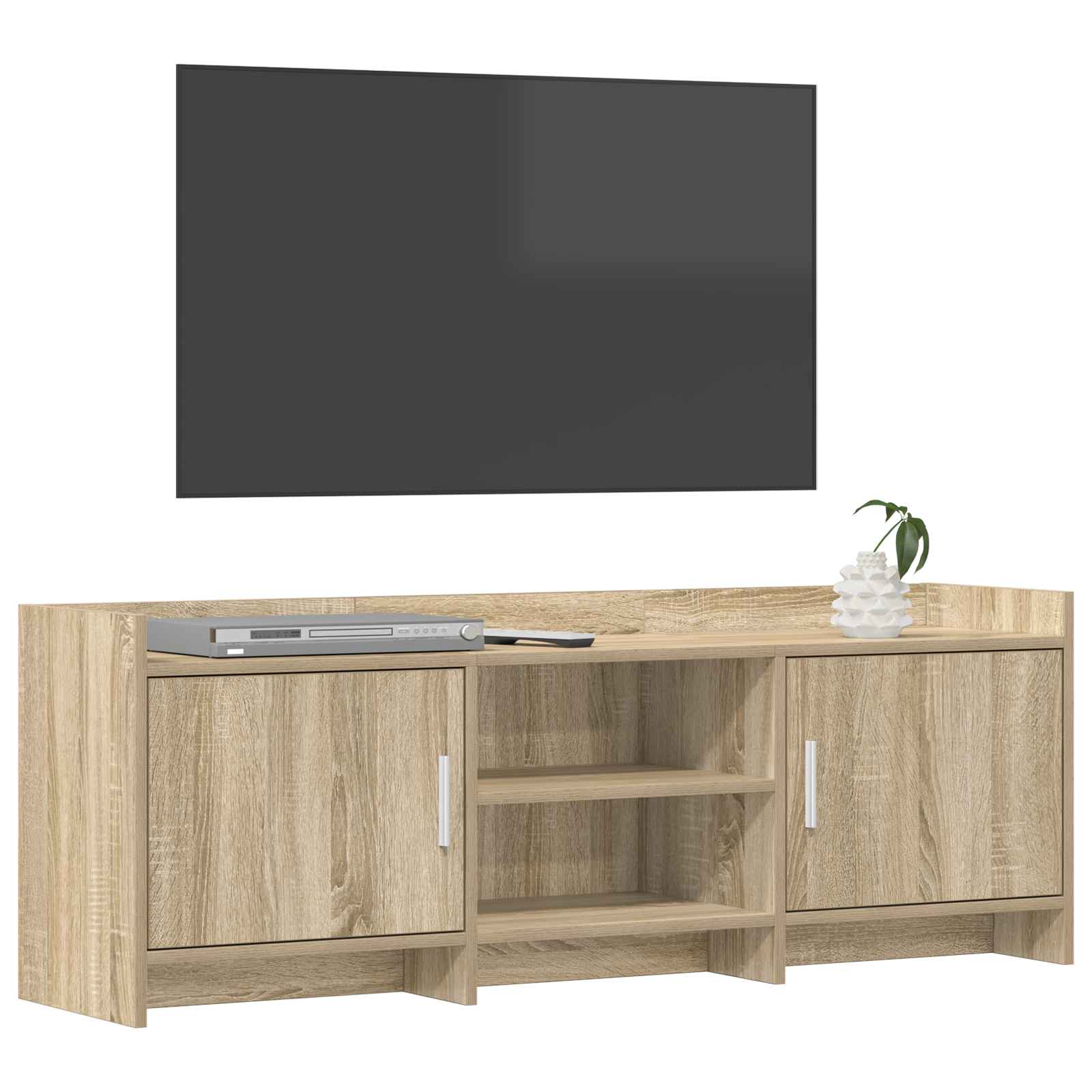 TV Cabinet 130 x 33 x 47 cm Sonoma Oak Engineered Wood