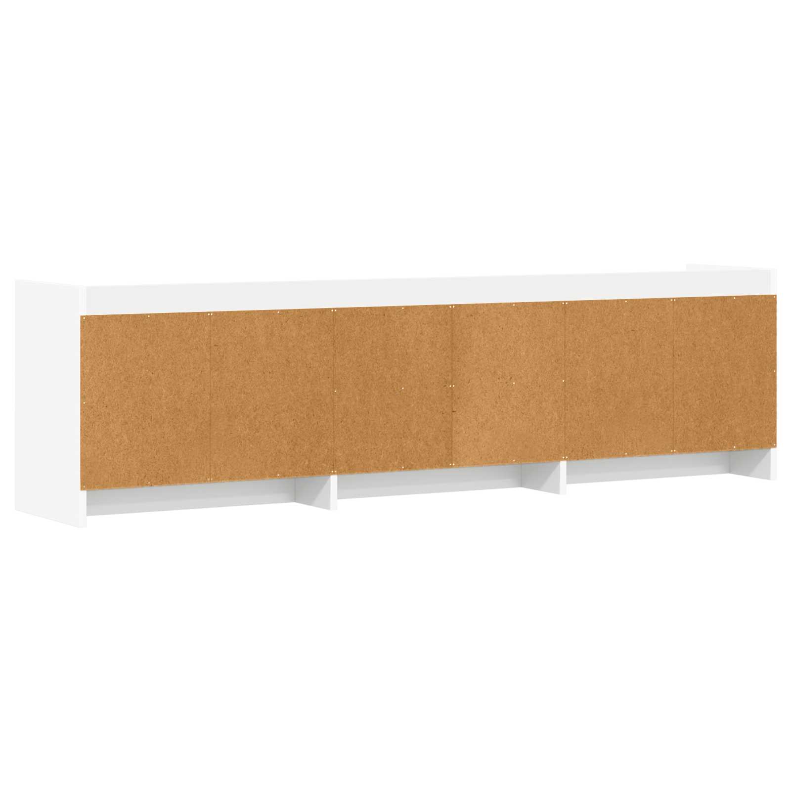 TV Cabinet 168 x 33 x 47 cm White Engineered Wood