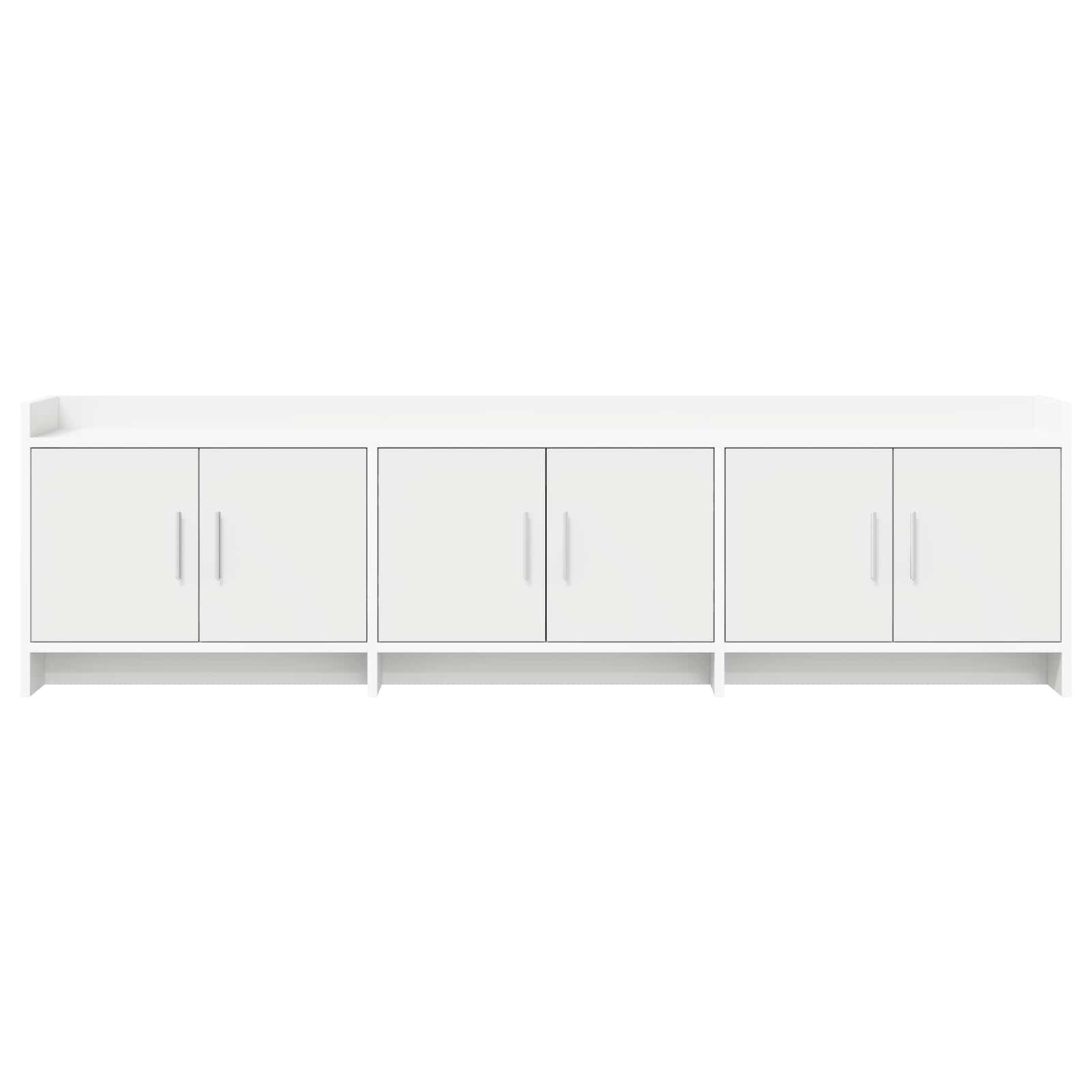 TV Cabinet 168 x 33 x 47 cm White Engineered Wood