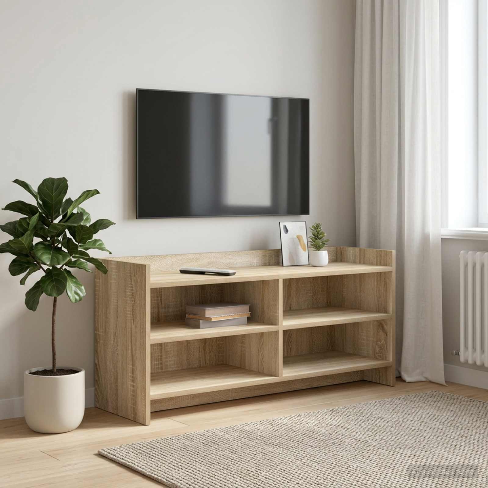 TV Cabinet 100 x 33 x 47 cm Sonoma Oak Engineered Wood