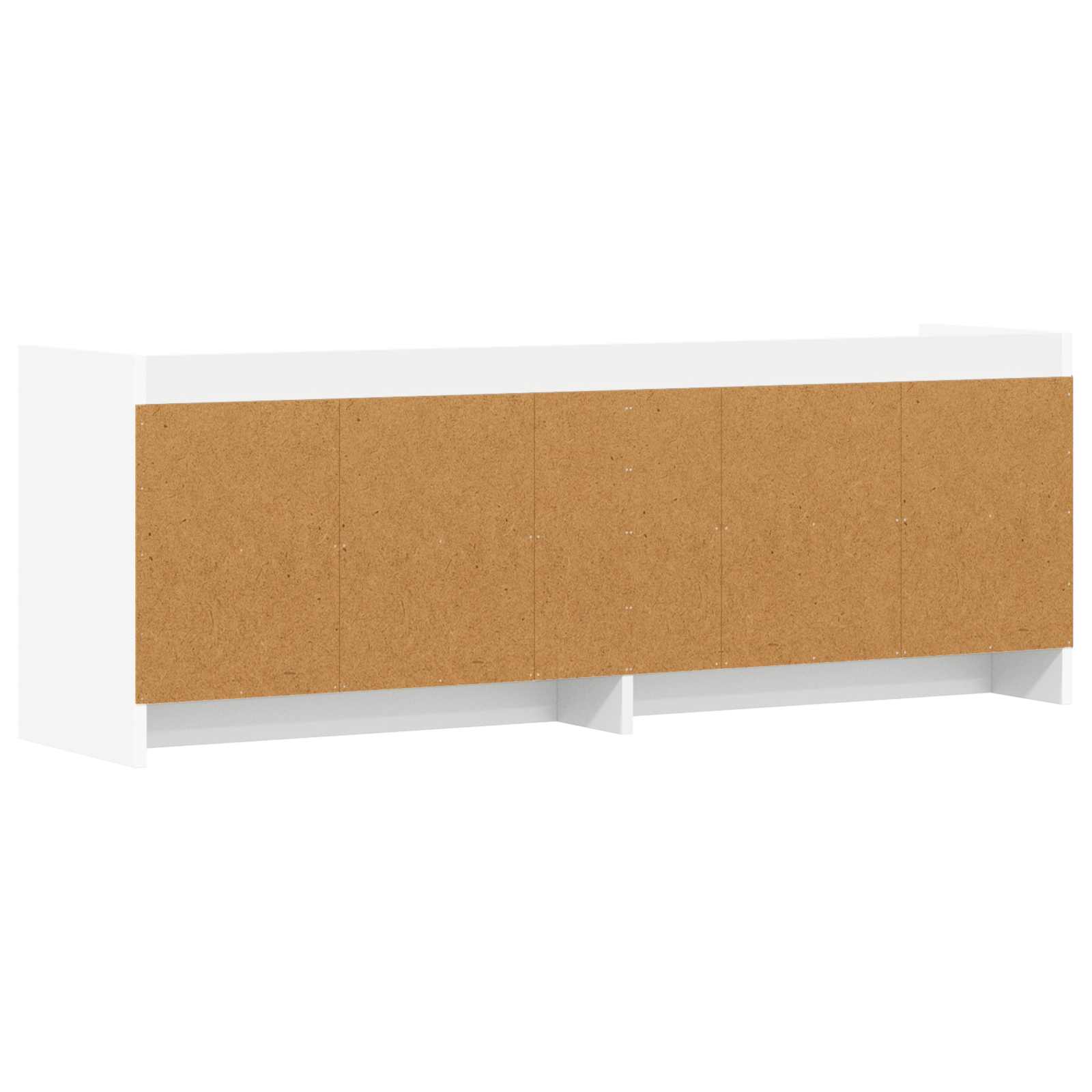 TV Cabinet 135 x 33 x 47 cm White Engineered Wood