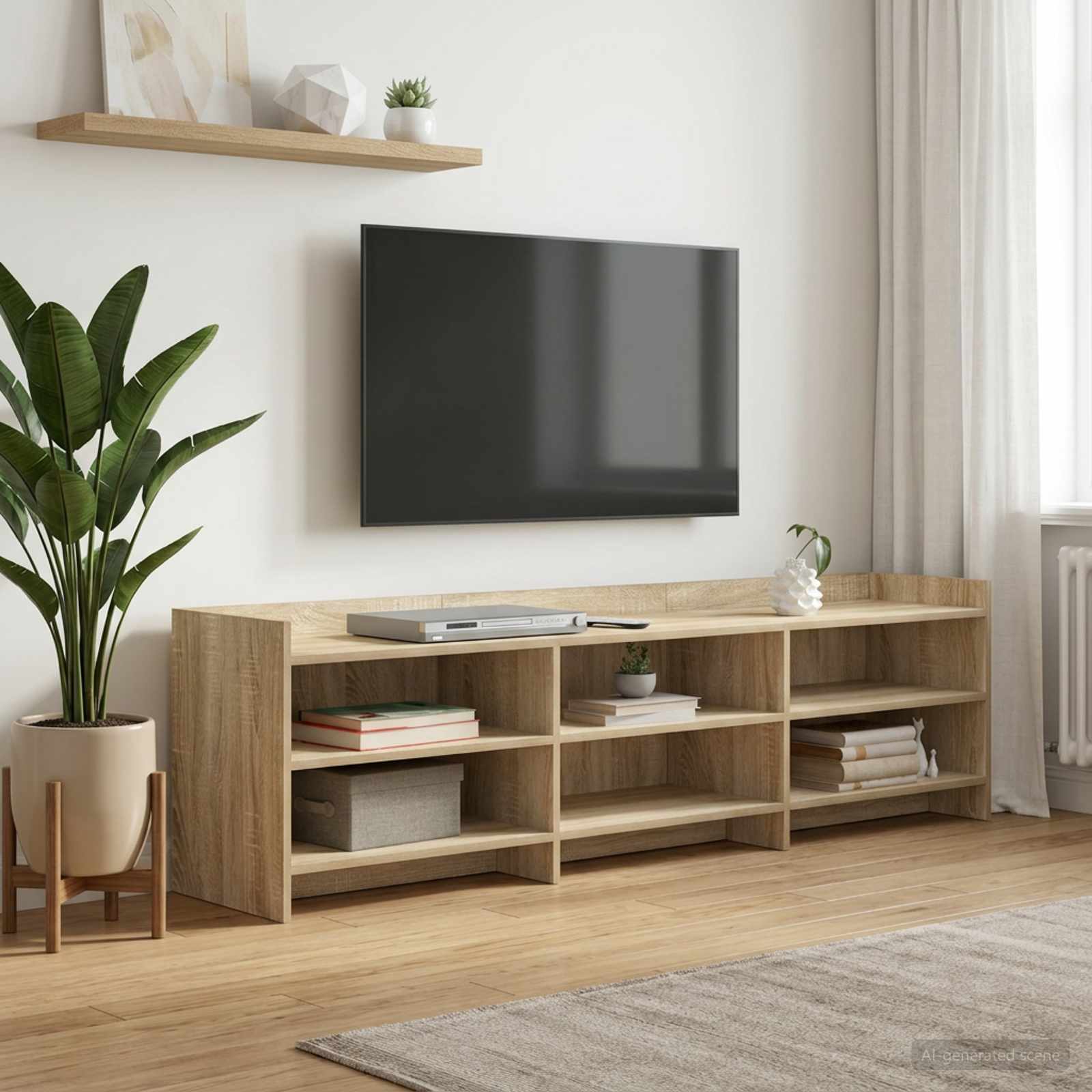 TV Cabinet 168 x 33 x 47 cm Sonoma Oak Engineered Wood
