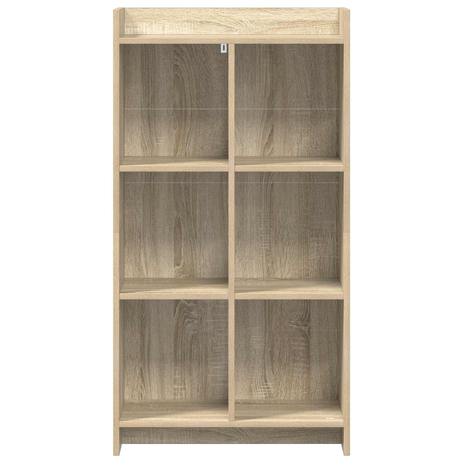 Bookcase Sonoma Oak 59 x 30 x 111 cm Engineered Wood