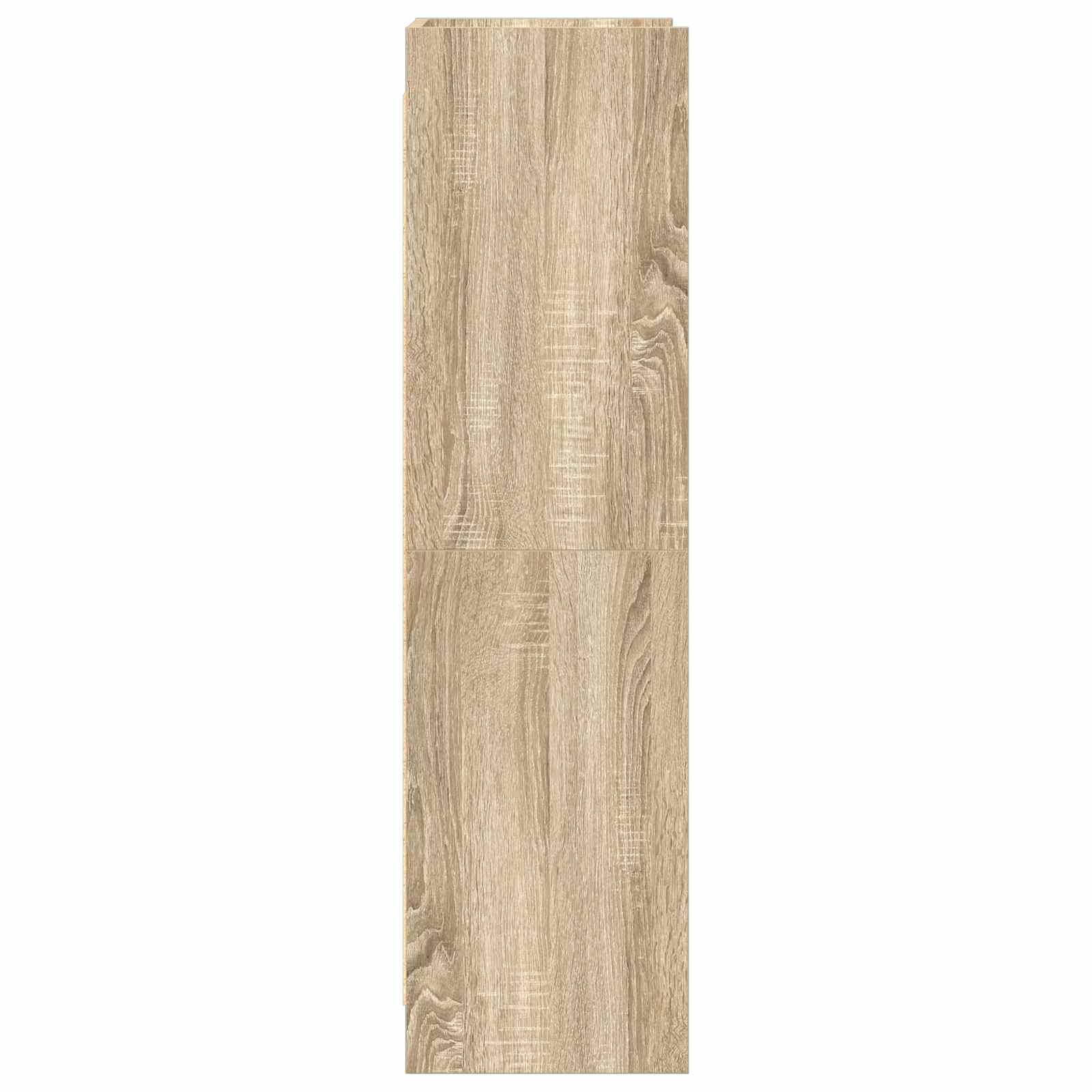 Bookcase Sonoma Oak 59 x 30 x 111 cm Engineered Wood