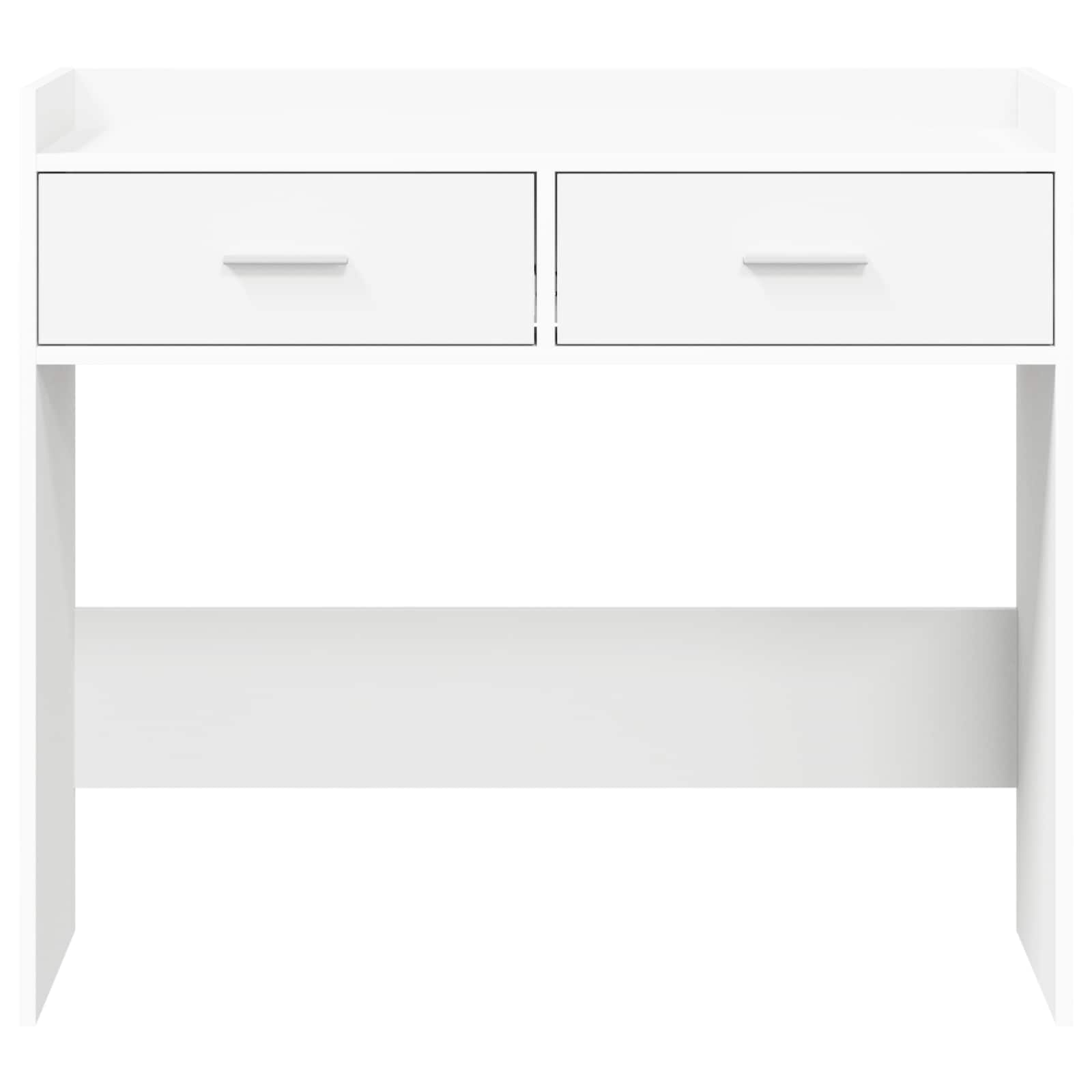 Console Table White 90 x 35 x 80 cm Engineered Wood