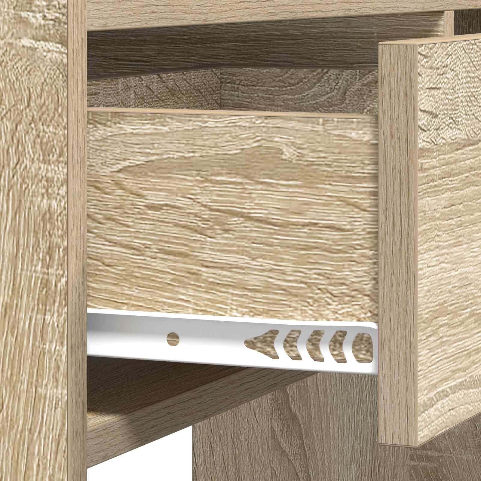Console Table Sonoma Oak 90 x 35 x 80 cm Engineered Wood