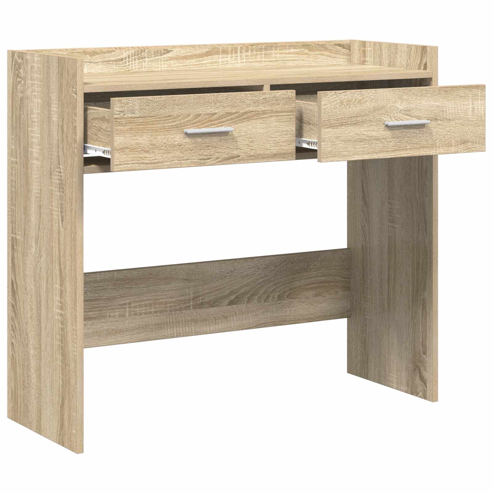 Console Table Sonoma Oak 90 x 35 x 80 cm Engineered Wood