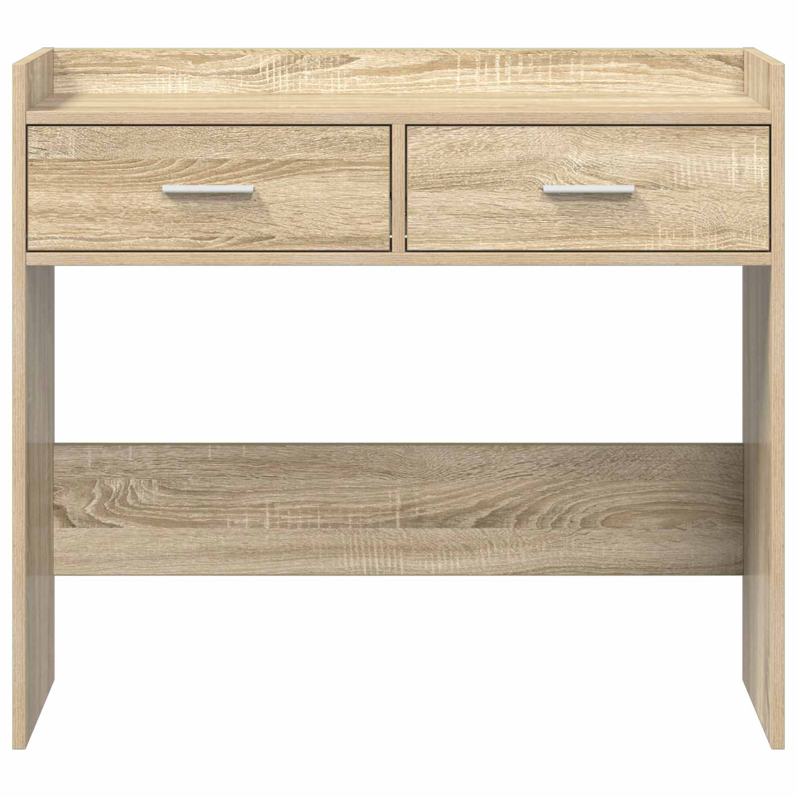 Console Table Sonoma Oak 90 x 35 x 80 cm Engineered Wood