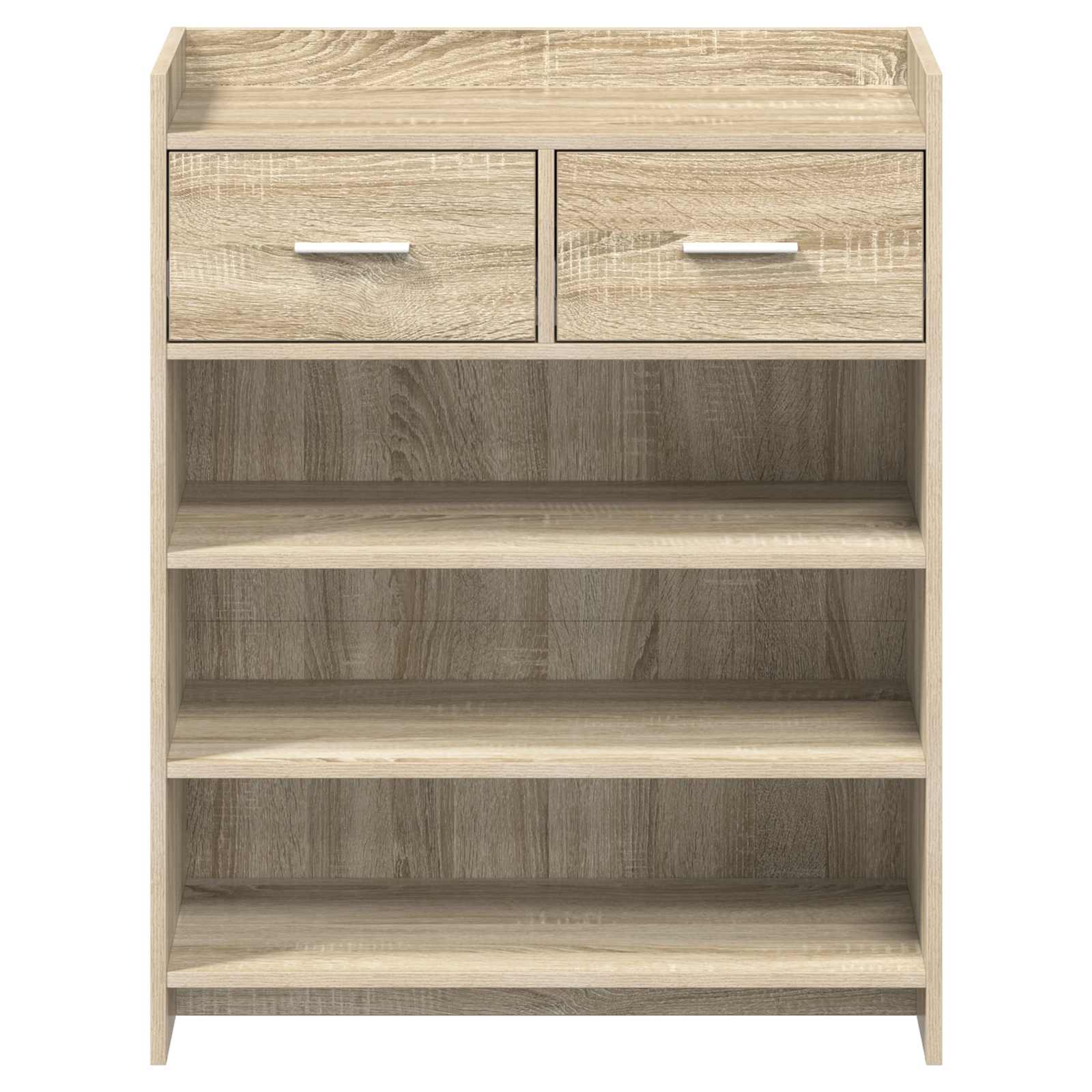 Shoe Cabinet 73.5 x 36 x 92 cm Engineered Wood Sonoma Oak