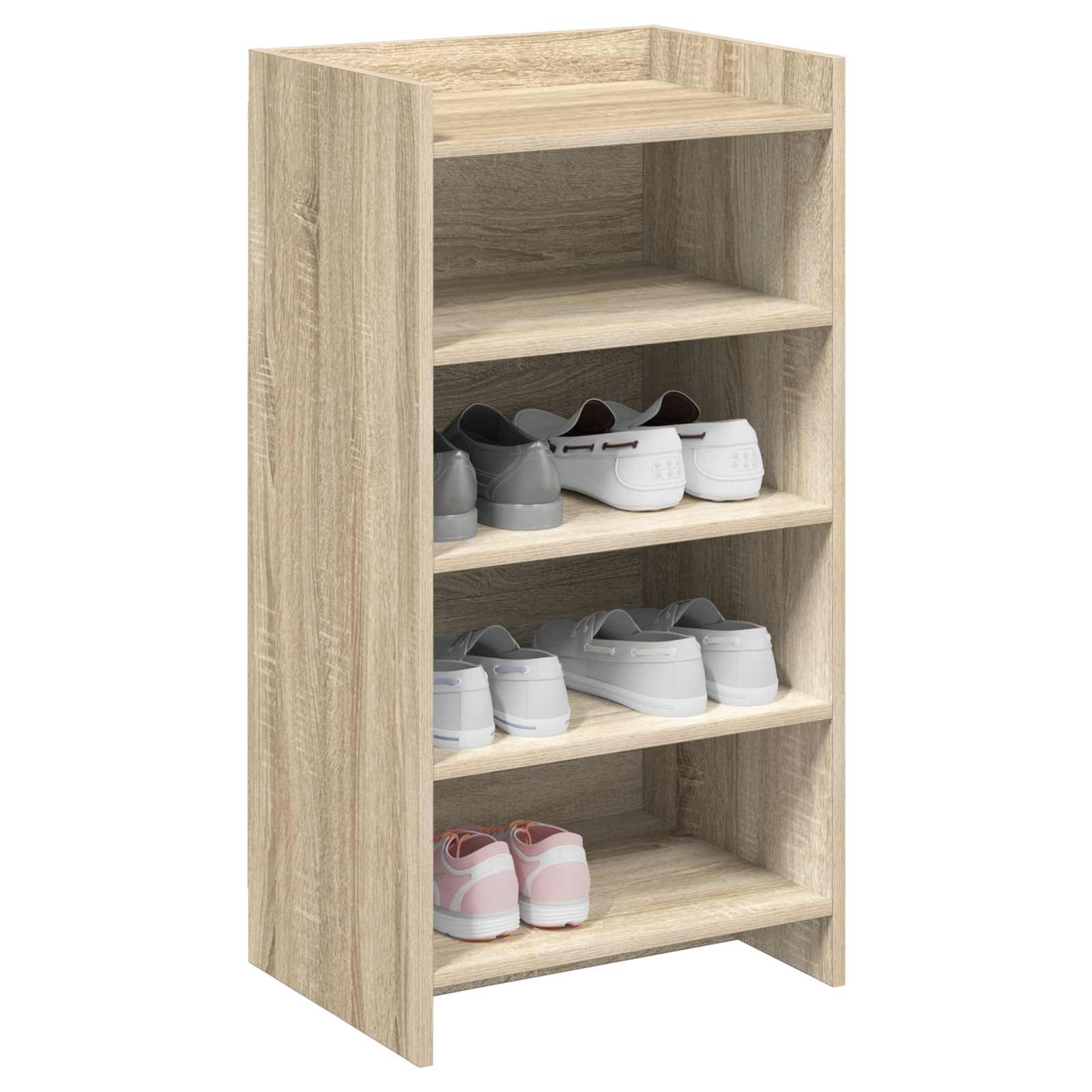 Shoe Cabinet Sonoma Oak 48 x 36 x 92 cm Engineered Wood