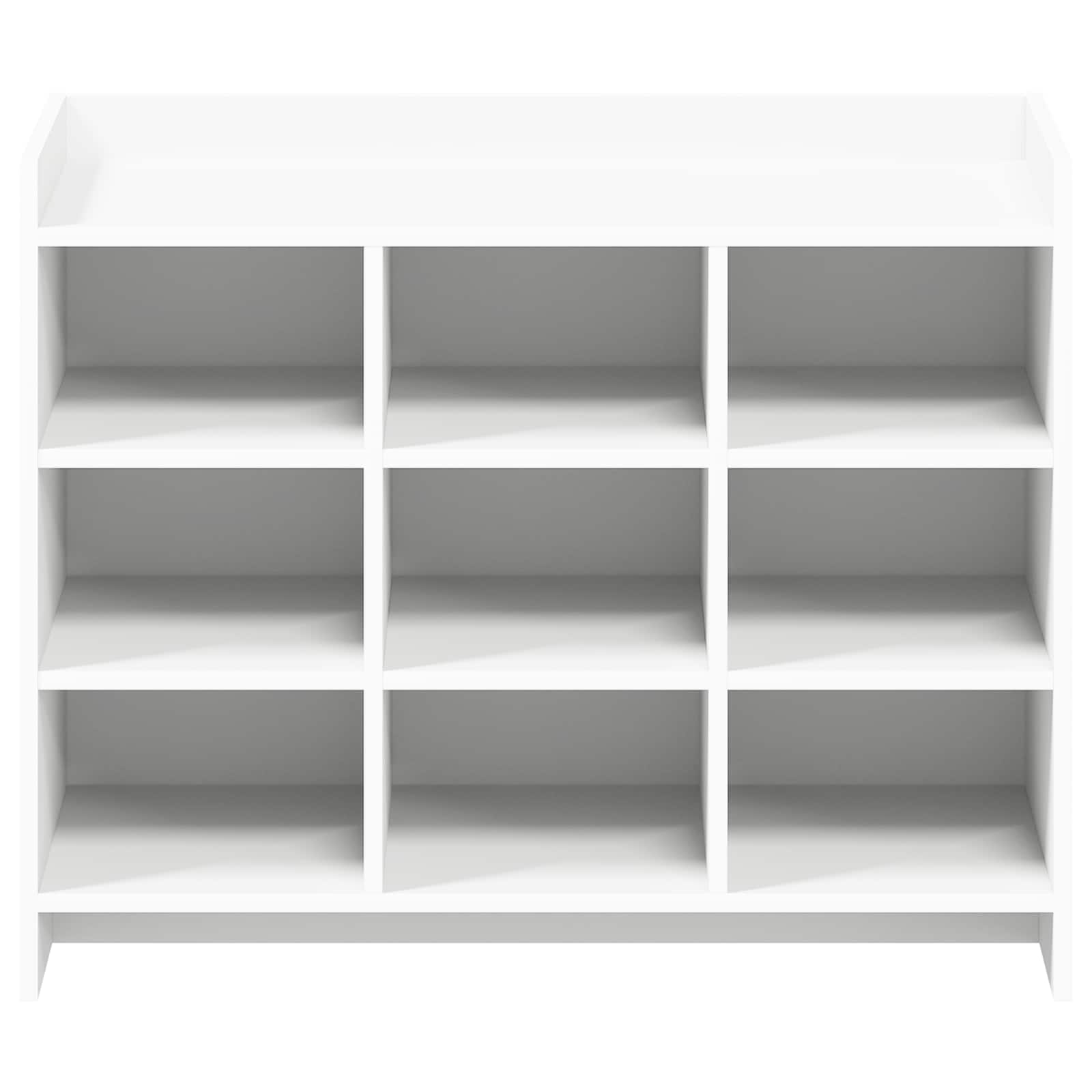 Shoe Cabinet White 85 x 39.5 x 70 cm Engineered Wood