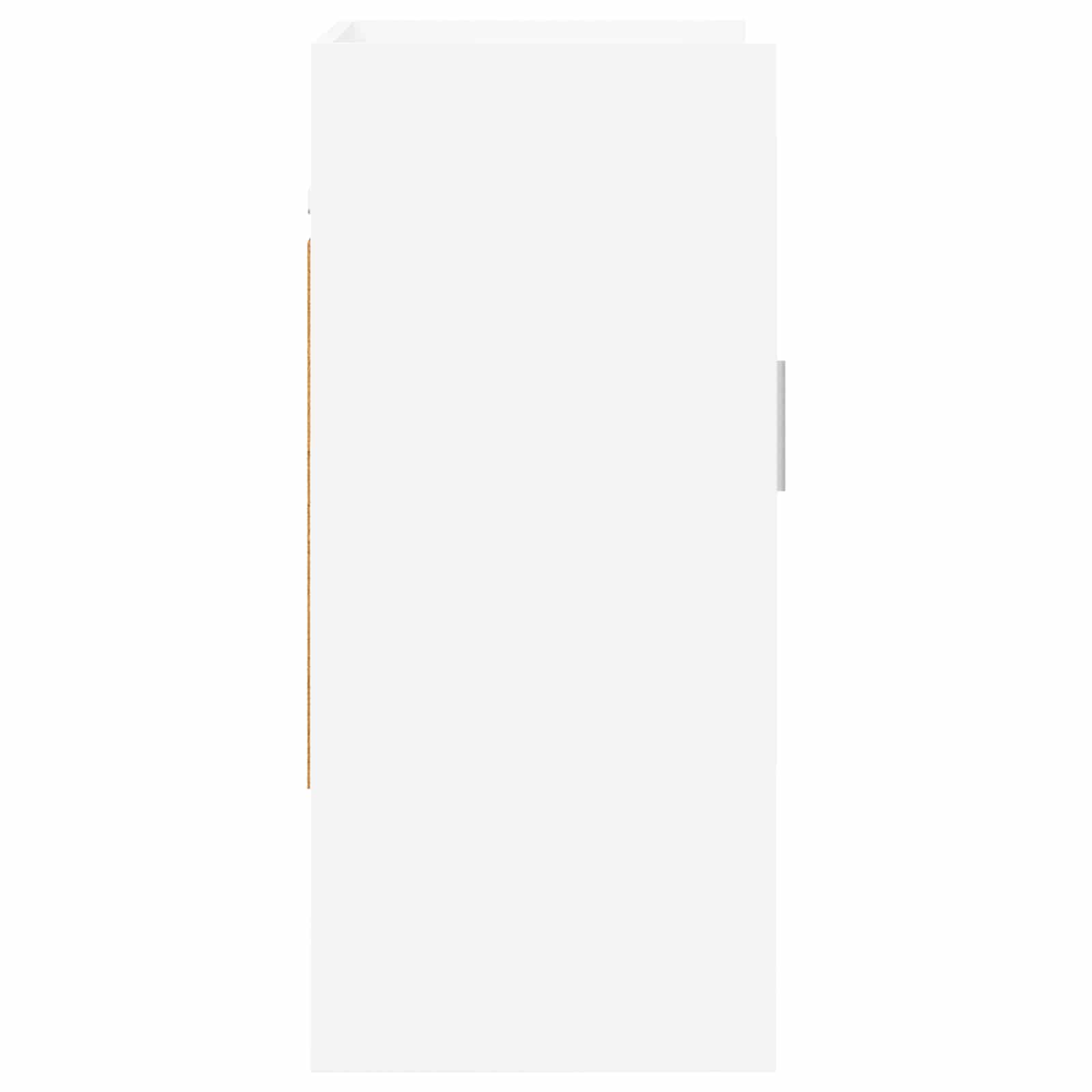 Wall Shelf Wall-Mounted White 80 x 36 x 80 cm Engineered Wood